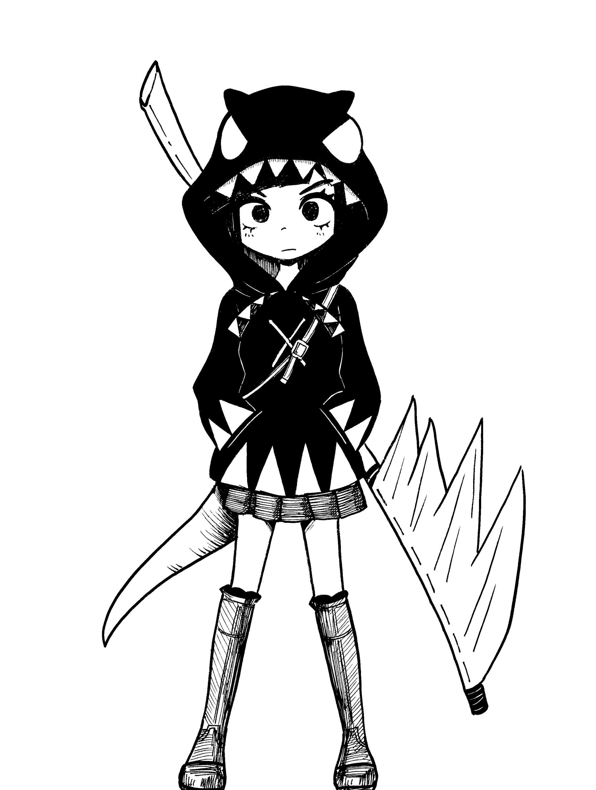 最も選択された フード イラスト 線画 男の子 Sikatbabatqtrg