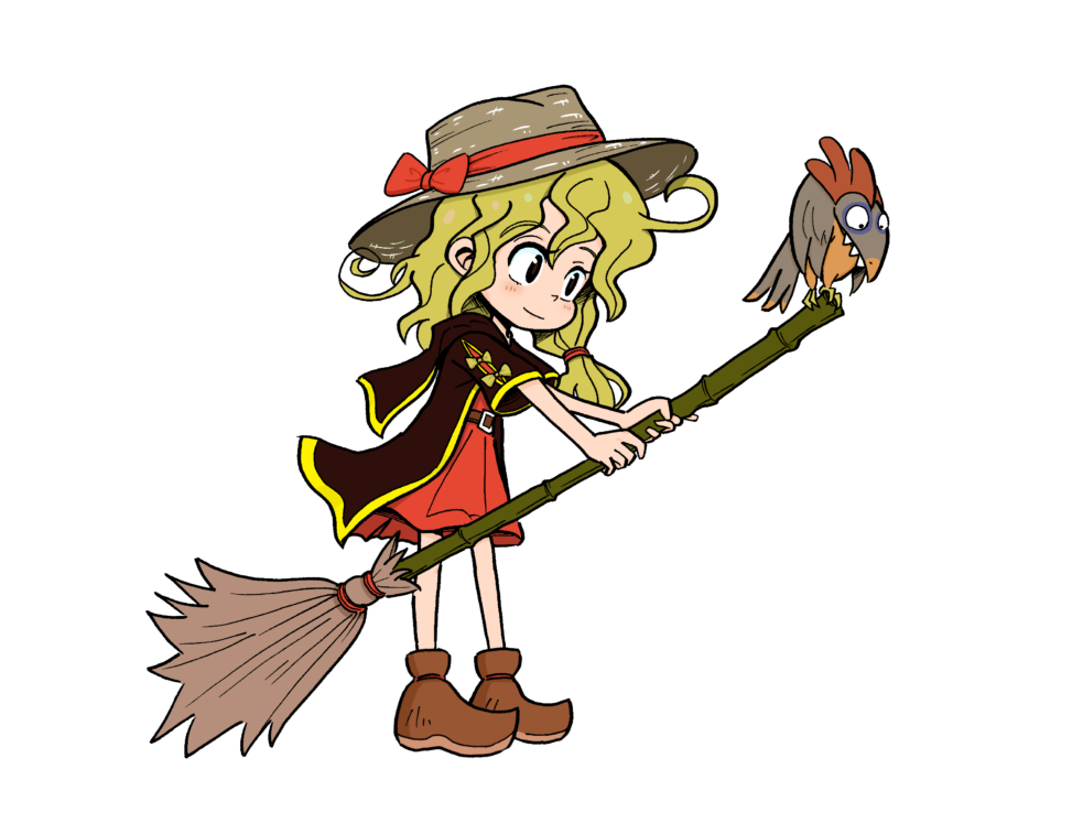 麦わらの魔女 一城ひとまの イラスト屋