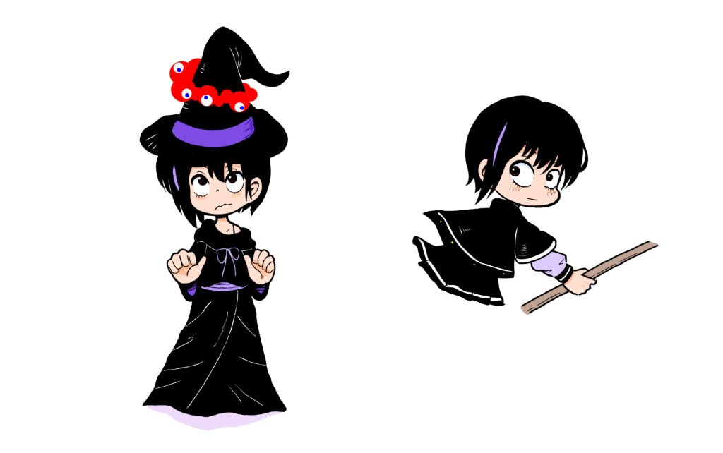 闇の魔女っ子2 一城ひとまの イラスト屋